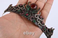 75 Grams Ruby. 925 Silver & Bronze Crown #11458