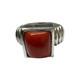 8.5 Ratti Natural Coral Ring Made with Sterling Silver