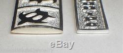 8mm X 2 Hawaiian Heirloom Sterling Silver Custom Made Personalized Name Pendant