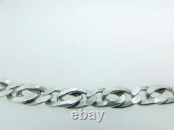 925 Heavy Sterling Silver Masculine Italian Chain Necklace Made in Italy