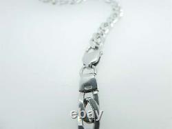 925 Heavy Sterling Silver Masculine Italian Chain Necklace Made in Italy