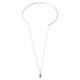 925 STERLING SILVER COLLAR NECKLACE With DROPPED MAN MADE DIAMOND