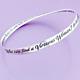 925 STERLING SILVER Proverbs 31 Mobius Bangle Bracelet Made in the USA