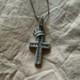 925 Silver Crown Cross Pendant With Mossanite Made In Italy 925 Chain $575