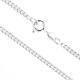 925 Silver Curb Chain 2.1mm Italian Made Sterling Necklace Wholesale Lot, 16-30