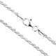 925 Silver Rope Chain 1.9mm Italian Made Sterling Necklace Wholesale Lot, 16-30