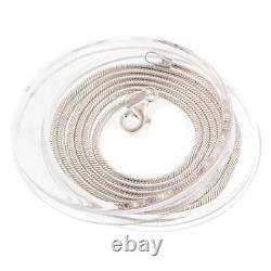 925 Silver Snake Chain 1mm Italian Made Sterling Necklace Wholesale Lot, 16-30