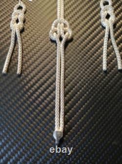 925 Solid Sterling Silver/silver Fancy Knot Earring & Bracelet Set Made In Italy