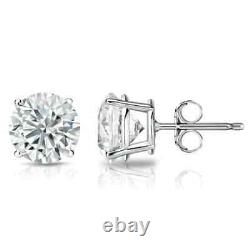 925 Sterling Silver 2.00Ct IGI Certified Lab Grown Diamond Small Stud Earrings