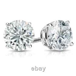 925 Sterling Silver 2.00Ct IGI Certified Lab Grown Diamond Small Stud Earrings