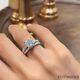 925 Sterling Silver 2.50 CT Princess Cut Moissanite Bridal Engagement Ring Set