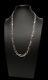 925 Sterling Silver 7.5MM Figaro Link Chain Necklace Made in Italy