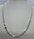 925 Sterling Silver 7mm Cuban Link Chain Necklace Men'sWomen's 16-36 made Italy