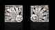 925 Sterling Silver CZ Cufflink Handmade Cocktail Statement Party High Jewelry