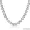 925 Sterling Silver Flat Pave VVS Lab Made Iced Out Chain