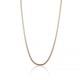 925 Sterling Silver Gold-Plated Snake Chain Necklace All Sizes Made In Italy
