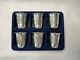 925 Sterling Silver Kiddish Cup Made by Hadad Bros set of 6