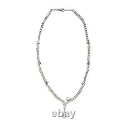 925 Sterling Silver Necklace Made with Swarovski Zirconia Gifts Size 18 Ct 47