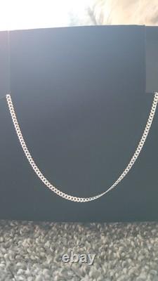 925 Sterling Silver Necklace Womens & Mans. Made In ITALY