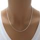 925 Sterling Silver Round Snake Chain 060 Gauge 2.1 mm Made in Italy