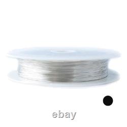 925 Sterling Silver Wire, 24 Gauge, Round, Dead So 925 Sterling Silver Wire, 24 Gauge, Round, Dead So