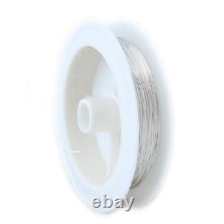 925 Sterling Silver Wire, 24 Gauge, Round, Dead So