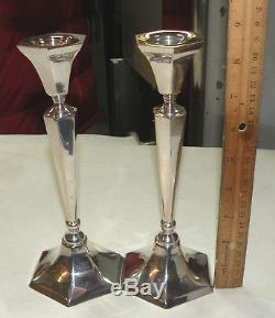 A lot of 2 Hand Made Silver Candlestick Sterling Silver Hazorfim 800