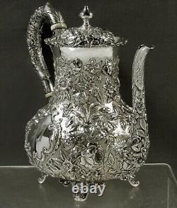 AG Schultz Sterling Coffee Pot 1901 HAND MADE
