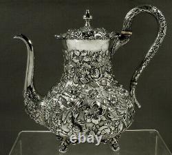 AG Schultz Sterling Coffee Pot c1910 HAND MADE