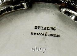 AG Schultz Sterling Sugar Bowl c1910 HAND MADE