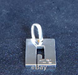 AUTH GUCCI STERLING SILVER 925 TAG MADE IN ITALY NEW! 1x3/4
