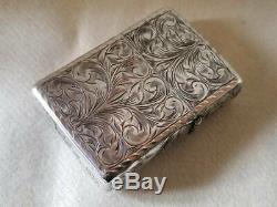 AUTH Made In 2000 5-Sided Carving 10K 10 Gold Ruby Sterling Silver Zippo