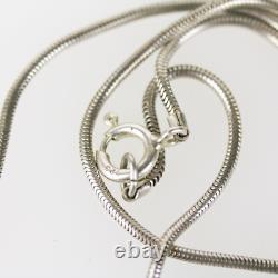 Amazing Vintage Custom Made Sterling Silver Dragon Pendant Necklace