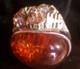 Amber Sterling Silver 925 Ring Story Tell Adjustable 26g Hand Made From Poland