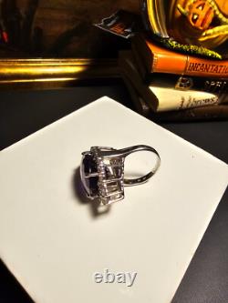 Amethyst Sterling Silver 925, Ring, Made in Tailand, size 9