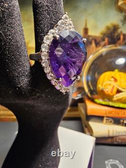 Amethyst Sterling Silver 925, Ring, Made in Tailand, size 9