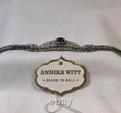 Annika Witt Made In Bali Sterling Silver 925 Mystic Topaz Bracelet NEW