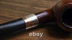 Antique 1911 Sterling Silver Briar Adolphe Oppenheimer Keystone Aoc Uk Made Pipe