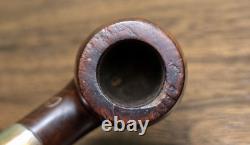 Antique 1911 Sterling Silver Briar Adolphe Oppenheimer Keystone Aoc Uk Made Pipe