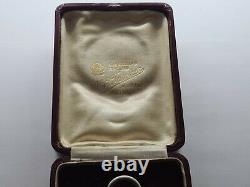 Antique 1932 Swiss Made Solid Silver Pocket Watch Original Box Working Rare