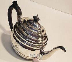 Antique Sterling Silver English Made Small Coffee Pot With H Mark made in 1803