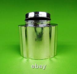 Antique Sterling Silver Tea Caddy. Made in, England During the 19th century