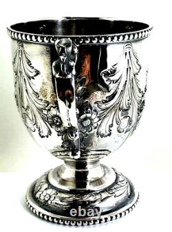 Antique sterling silver Cup withhandle made by George Sharp for Bailey & Co
