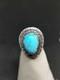 Aritisan Made Sterling Silver Turquoise Southwest Native style Ring