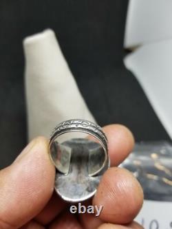 Aritisan Made Sterling Silver Turquoise Southwest Native style Ring