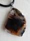 Artisan Made Sterling Silver 925 Montana Agate Pendant & Earring Set