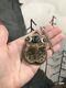 Artisan Made Sterling Silver Jasper Labradorite Owl Pendant by Night Gypsy