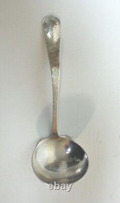 Arts & Crafts Style HAND MADE Sterling Silver Gravy Ladle, 75 grams