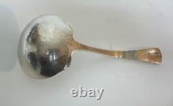 Arts & Crafts Style HAND MADE Sterling Silver Gravy Ladle, 75 grams