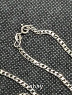 Australian Boulder Opal Hand Made Sterling Silver Snake Necklace. A1a